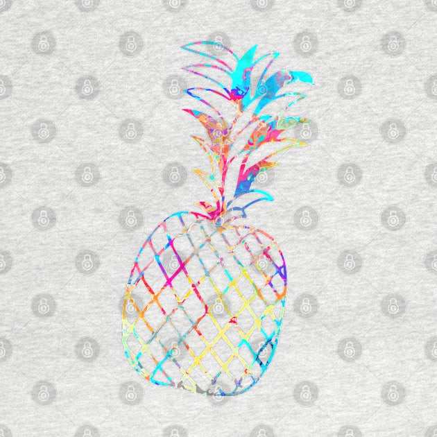 Rainbow Pineapple by LaurenPatrick